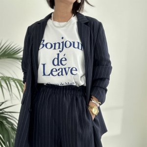 画像16: ●SALE●【LIVEご紹介アイテム】リネンライクピンストライプワイドパンツ(ジャケットとセットアップ可能)