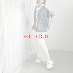 画像7: ●最終追加【1/28 LIVEご紹介アイテム】●ノーカラーデニムジャケット