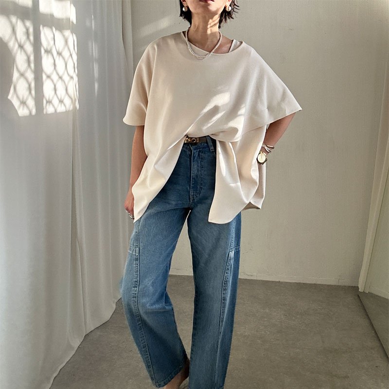 画像10:  ●SALE●  【7/30ご紹介アイテム】アシンメトリー変形プルオーバー (10)