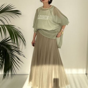 画像5: ●再再販!!●膨らまないチュールスカート●【LIVEご紹介アイテム】ラインチュールスカート