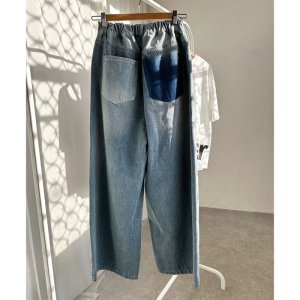 画像3: ●配色がオシャレなデザインデニム●【LIVEご紹介アイテム】●ポケットデザインワイドデニム