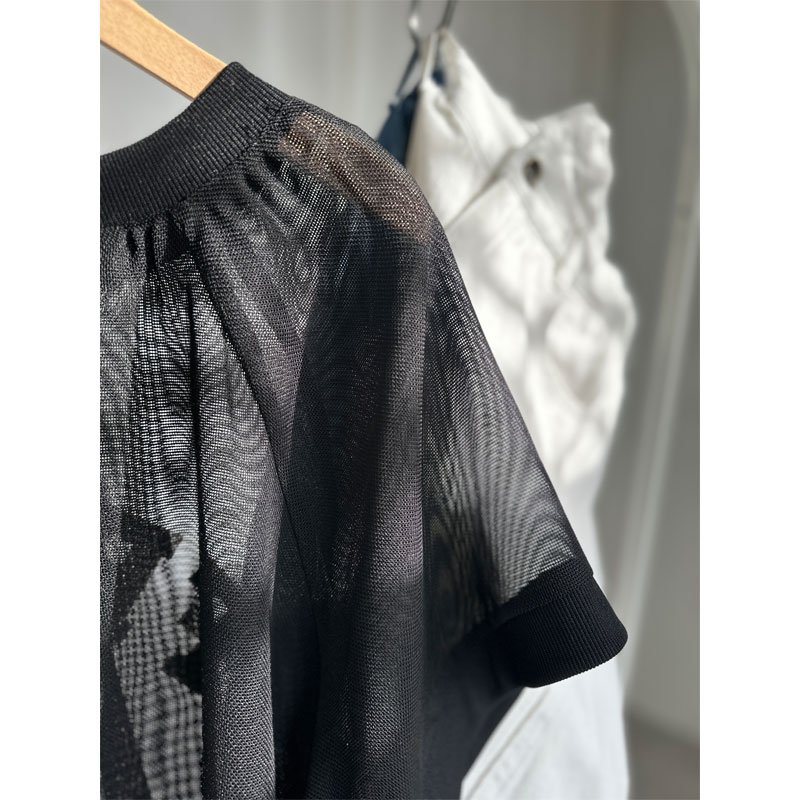 画像3: ●SALE●【LIVEご紹介アイテム】メッシュロゴトップス (3)