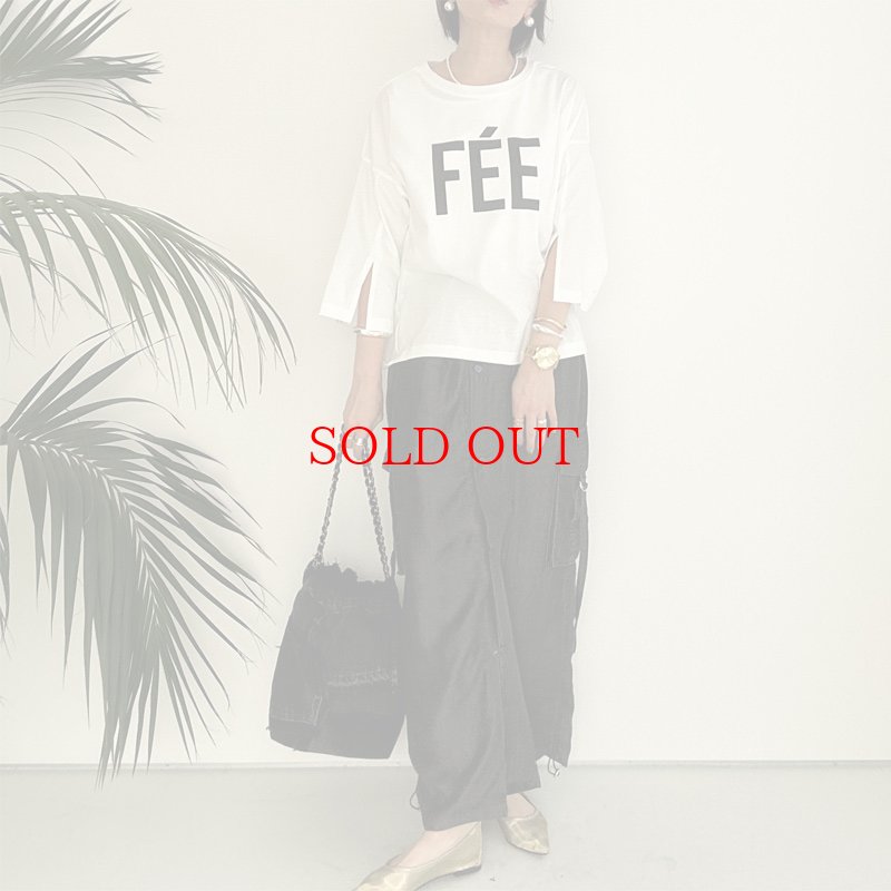 画像11: ●SALE●お袖スリット●【LIVEご紹介アイテム】スリットスリーブロゴT (11)