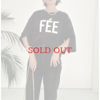 ●SALE●お袖スリット●【LIVEご紹介アイテム】スリットスリーブロゴT
