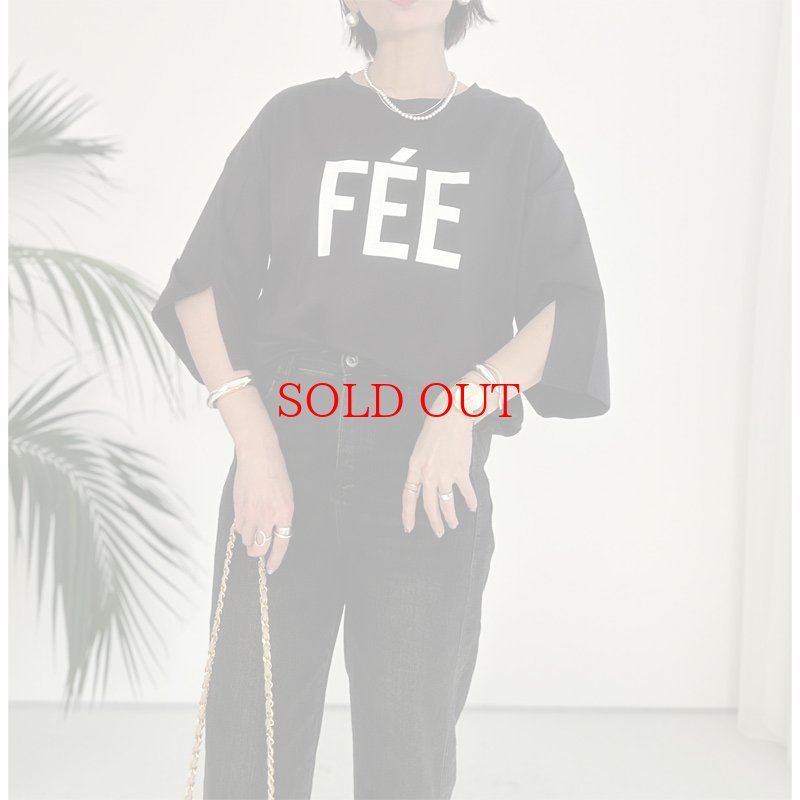画像1: ●SALE●お袖スリット●【LIVEご紹介アイテム】スリットスリーブロゴT (1)