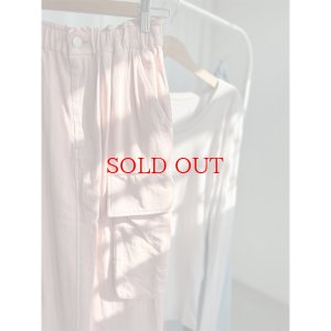 画像5: ●カラーが可愛い!!●【LIVEご紹介アイテム】ピンクリネンカーゴスカート