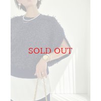 ●3連休限定SALE●ちょっと人とは違う大人のデザインベスト●【LIVEご紹介アイテム】テープヤーンデザインベスト