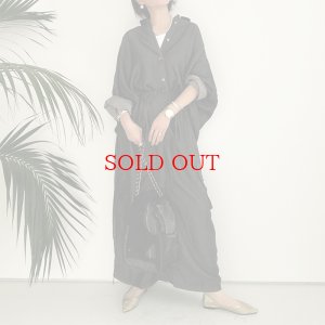 画像4: ●テロテロ素材●【LIVEご紹介アイテム】ブラックデニムカーゴスカート（セットアップ可能）