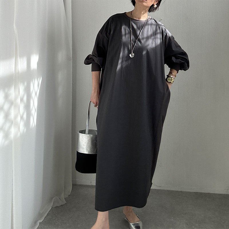 画像10: ●SALE●【LIVEご紹介アイテム】オーバーシルエットドッキングワンピ (10)