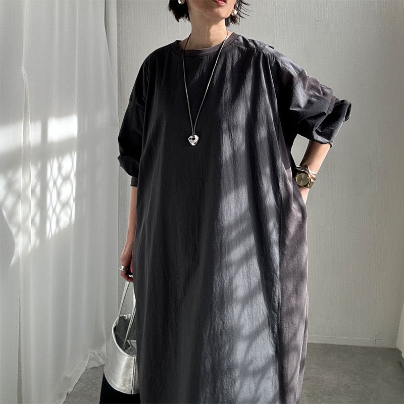 画像7: ●SALE●【LIVEご紹介アイテム】オーバーシルエットドッキングワンピ (7)