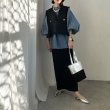 画像14: ●SALE●【12/25 LIVEアイテム】●本革×キャンバス●ドッキングデザイン●ドッキングレザーバケツバッグ (14)