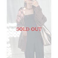 ●半額SALE●【1/10 LIVEアイテム】●ボルドーストライプシャツ