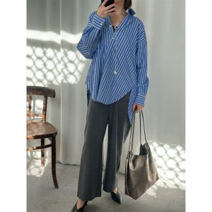 画像8: 【LIVEご紹介アイテム】●ストライプオーバーシャツ