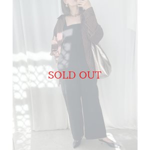 画像2: ●半額SALE●【1/10 LIVEアイテム】●ボルドーストライプシャツ