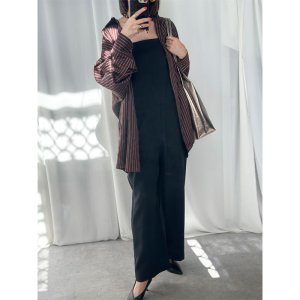 画像4: ●半額SALE●【1/10 LIVEアイテム】●ボルドーストライプシャツ