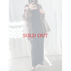 画像4: ●半額SALE●【1/10 LIVEアイテム】●ボルドーストライプシャツ