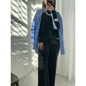 画像10: 【LIVEご紹介アイテム】●ストライプオーバーシャツ