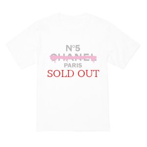 画像1: ◆大人気パロディシリーズ●【LIVEご紹介アイテム】パロディT【C】ピンクペイントロゴTYPE