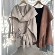 画像1: ●メーカー在庫限り●半額!!SALE●30日まで●【11/28 LIVEアイテム】最高に可愛い!!Bigショール＆フードW使いコート（エクリュ） (1)