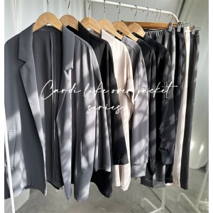 画像7: ●限定SALE●カーデライクオーバージャケットシリーズ●【LIVEご紹介アイテム】テーパードパンツ