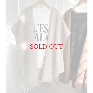画像2: ●メーカー在庫限り●半額!!SALE●30日まで●【11/28 LIVEアイテム】最高に可愛い!!Bigショール＆フードW使いコート（エクリュ）