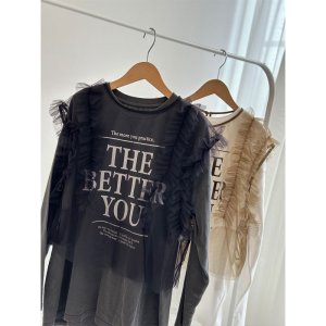 画像2: 【LIVEご紹介アイテム】●フリルチュールレイヤードベスト
