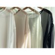 画像2: ●大人シアーアイテム●【LIVEご紹介アイテム】●シアーロングトップス (2)