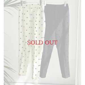 画像1: ●大人可愛いドットパンツ登場●【LIVEご紹介アイテム】●ドットテーパードパンツ