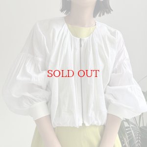画像7: ●バルーンシルエットが可愛い●【LIVEご紹介アイテム】●リネンミックスジップブルゾン