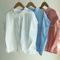 ●お袖が可愛い!●【LIVEご紹介アイテム】●ギャザースリーブシャツ