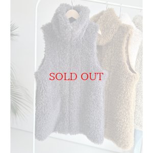 画像12: ●SALE●リバーシブルネックファーベスト【LIVEご紹介アイテム】