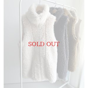画像8: ●SALE●リバーシブルネックファーベスト【LIVEご紹介アイテム】