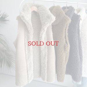 画像3: ●SALE●リバーシブルネックファーベスト【LIVEご紹介アイテム】
