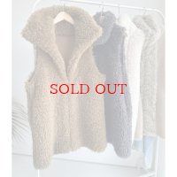 ●SALE●リバーシブルネックファーベスト【LIVEご紹介アイテム】
