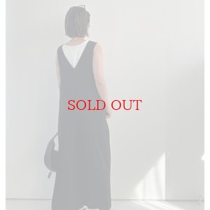 画像10: ●SALE●サラサラ素材でびよーんと伸びて超楽ちん!!●【LIVEご紹介アイテム】細リブVネックオールインワン