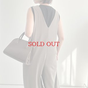 画像5: ●SALE●サラサラ素材でびよーんと伸びて超楽ちん!!●【LIVEご紹介アイテム】細リブVネックオールインワン