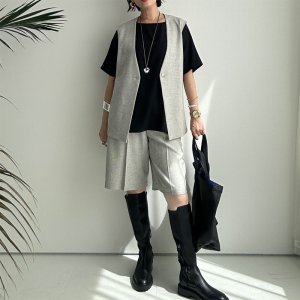 画像6: ●ハーフパンツとセットアップ可能●【LIVEご紹介アイテム】ベーシックベスト(セットアップ可能)
