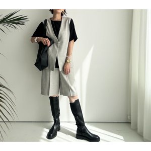 画像3: ●ハーフパンツとセットアップ可能●【LIVEご紹介アイテム】ベーシックベスト(セットアップ可能)