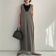 画像1: ●SALE●超楽ちん!!●【LIVEご紹介アイテム】Vネックリブオールインワン (1)
