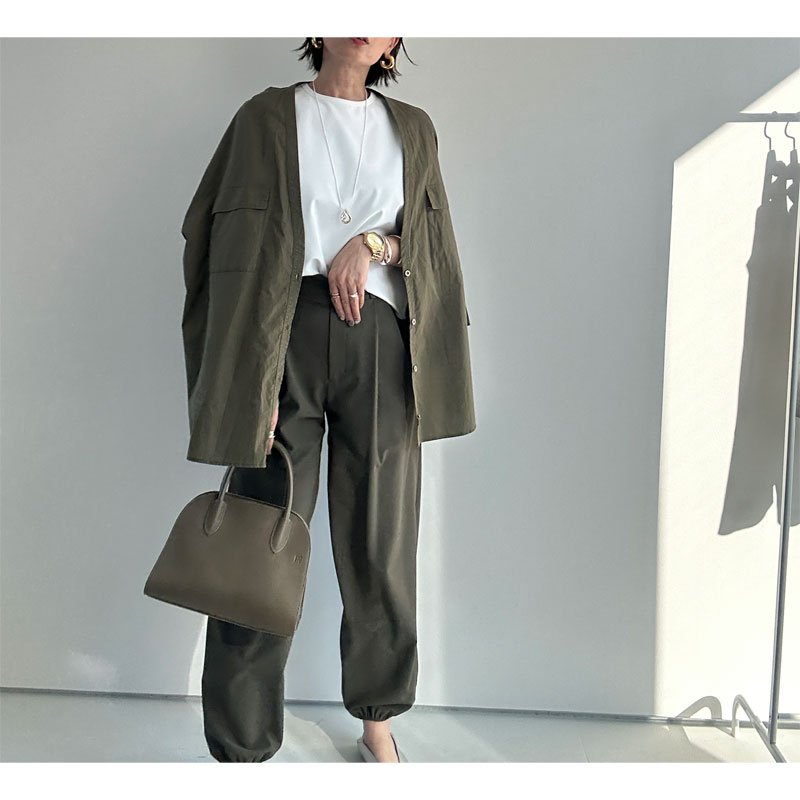 画像9: ●SALE●トップスとセットアップ可能●【LIVEご紹介アイテム】スラックスジョガー（セットアップ可能） (9)