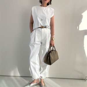 画像18: ●SALE●スラックスジョガーとセットアップ可能●【LIVEご紹介アイテム】ボックス型ショートトップス