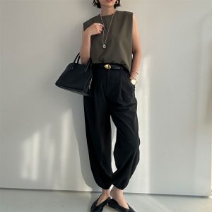 画像14: ●SALE●スラックスジョガーとセットアップ可能●【LIVEご紹介アイテム】ボックス型ショートトップス