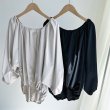 画像1: ●SALE●UVカット●接触冷感●【LIVEご紹介アイテム】機能付オフショルトップス (1)