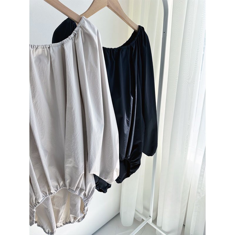 画像2: ●SALE●UVカット●接触冷感●【LIVEご紹介アイテム】機能付オフショルトップス (2)