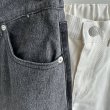 画像12: ●SALE●配色がオシャレなデザインデニム●【7/13LIVEアイテム】●ポケットデザインワイドデニム (12)