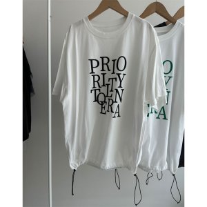 画像4: ●裾ドロストで変形に出来る●【LIVEご紹介アイテム】●ドロスト変形シルエットロゴT