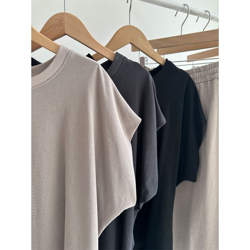 画像3: ●SALE●大人のセットアップシリーズ●【LIVEご紹介アイテム】●ハーフスリーブトップス (3)