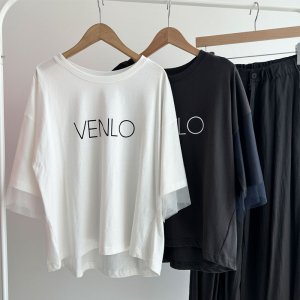 画像1: ●お袖がチュールレイヤード●【LIVEご紹介アイテム】●チュールスリーブロゴT