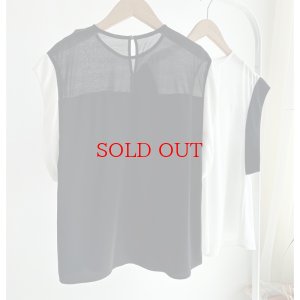 画像8: ●配色デザイン●【LIVEご紹介アイテム】●バイカラーラインシアートップス