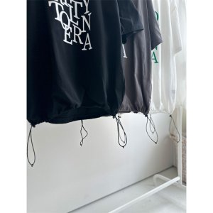 画像5: ●裾ドロストで変形に出来る●【LIVEご紹介アイテム】●ドロスト変形シルエットロゴT